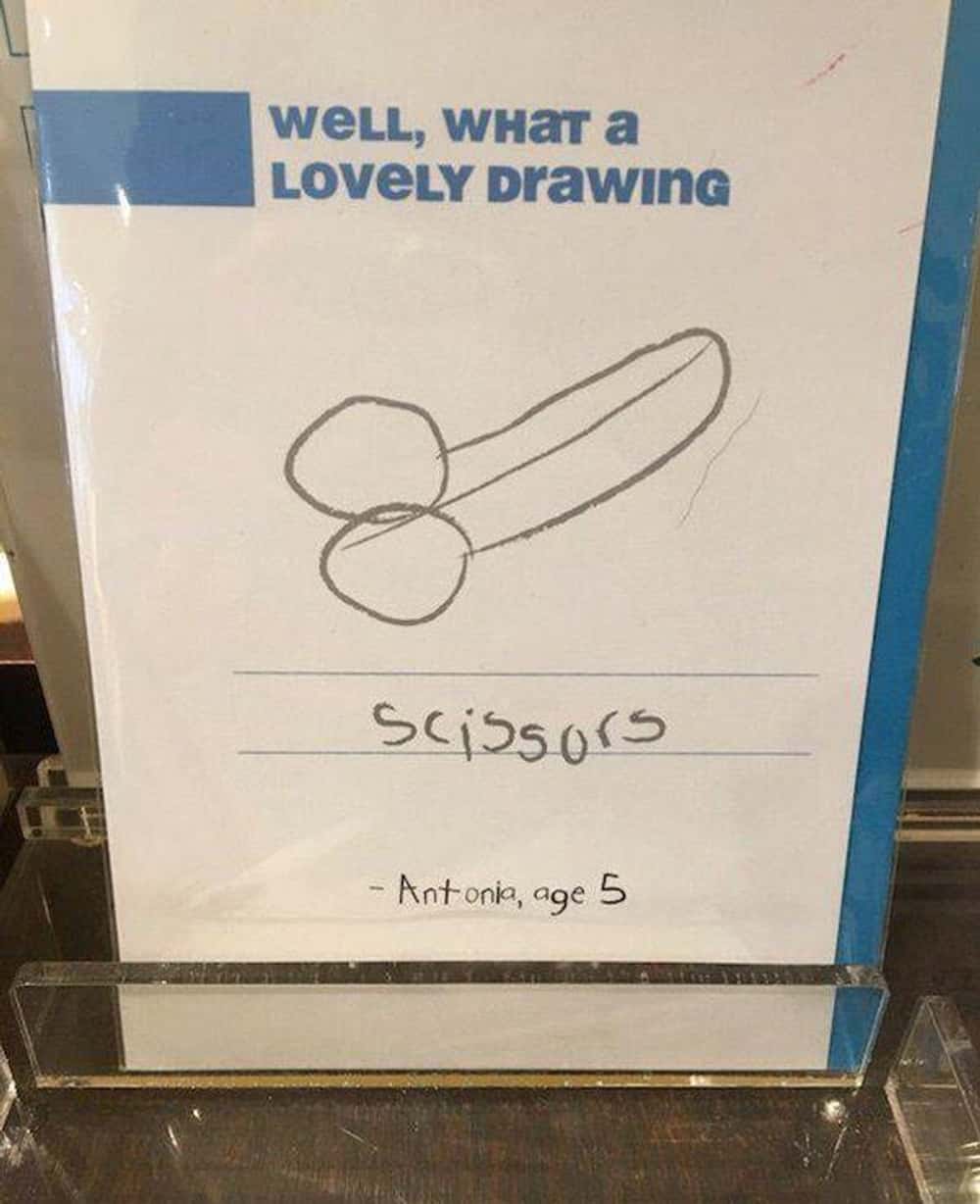 Just A Drawing Of Scissors... Nothing To See Here